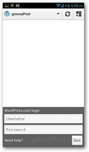 wordpress-for-android-stats-login