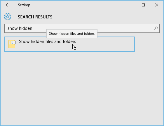 Windows 10 Instellingen zoeken