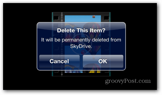 Prullenbak gebruiken in Windows SkyDrive