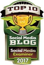 social media examinator top 10 social media blog 2017 badge