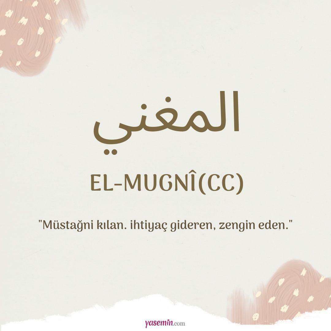 Wat betekent Al-Mughni (cc)?