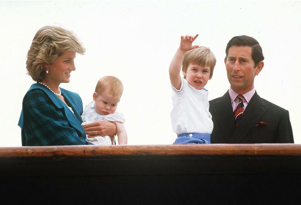 Prinses Diana, koning Charles III en hun kinderen
