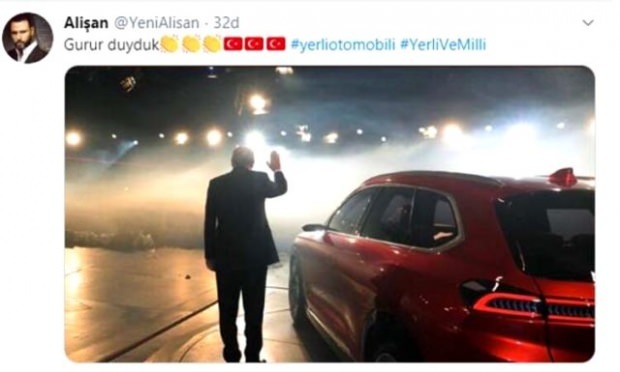 De binnenlandse autodelen van president Erdogan schokten de sociale media! Toename van het aantal volgers ...