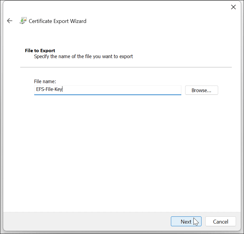 Versleutel bestanden en mappen op Windows 11