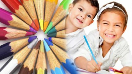 Wanneer kunnen baby's kleuren onderscheiden? Hoe worden kleuren onderwezen? Kleuterschool activiteit