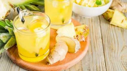 Hoe maak je anti-oedeemlimonade? Detoxrecept voor oedeemverlichting met ananas! Verlichtend detox recept