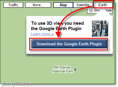 installeer google earth view in google maps