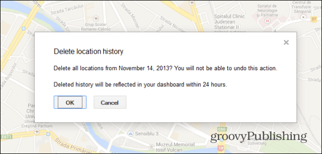 Locatiegeschiedenis van Google