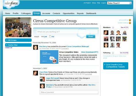 salesforce chatter-groepen