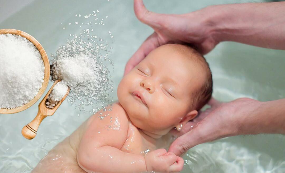 Is het schadelijk om baby's met zout te wassen? Waar komt de gewoonte om pasgeboren baby’s te zouten vandaan?