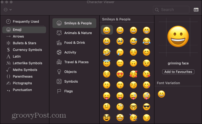 mac emoji-viewer