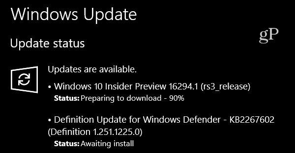 Microsoft brengt Windows 10 Preview Build 16294 voor pc uit