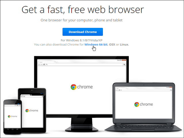 Google Chrome 64-bit nu beschikbaar voor Windows 7 en hoger