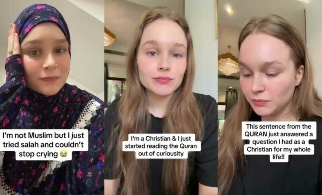 De jonge vrouw, getroffen door de gebeurtenissen in Gaza, werd moslim! "Van nu af aan zal iemand die de Koran leest..."