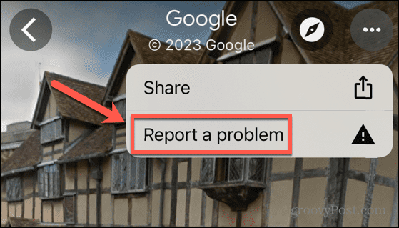 google maps meldt een probleem