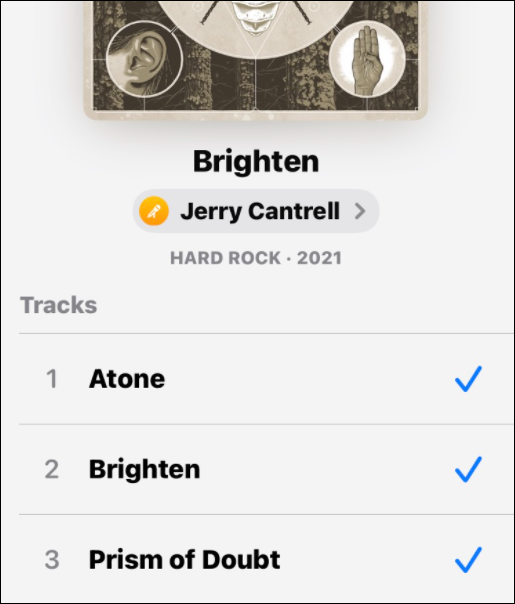 toegevoegde nummers maak een gezamenlijke afspeellijst op Apple Music