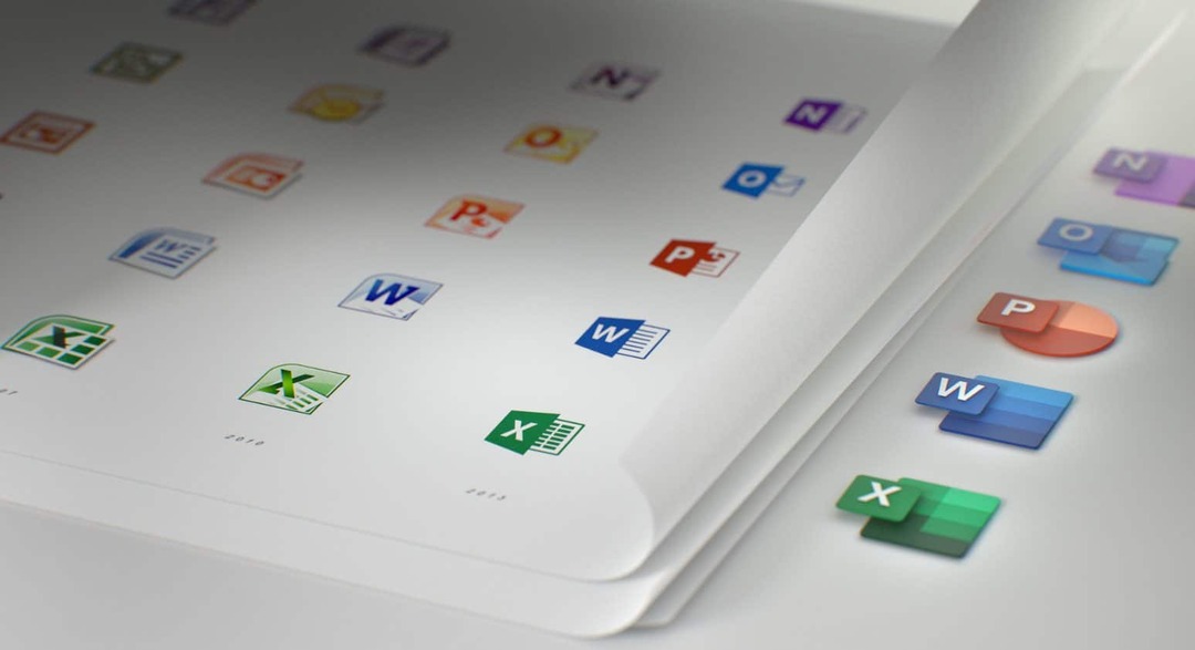 Nieuwe Office 365-pictogrammen