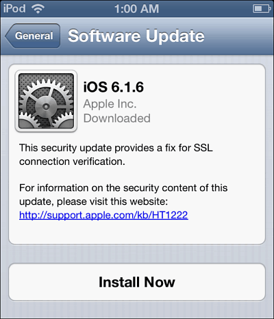 iOS 6-update