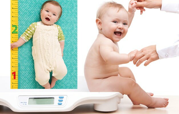 Hoe de lengte en het gewicht van baby's meten