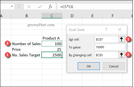 Goal Seek gebruiken in Excel