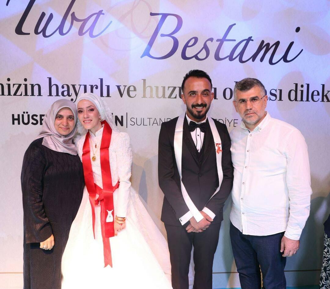 Het paar dat de aardbeving heeft overleefd, wiens trouwjurk is gemaakt door Emine Erdoğan, kwam het wereldhuis binnen!