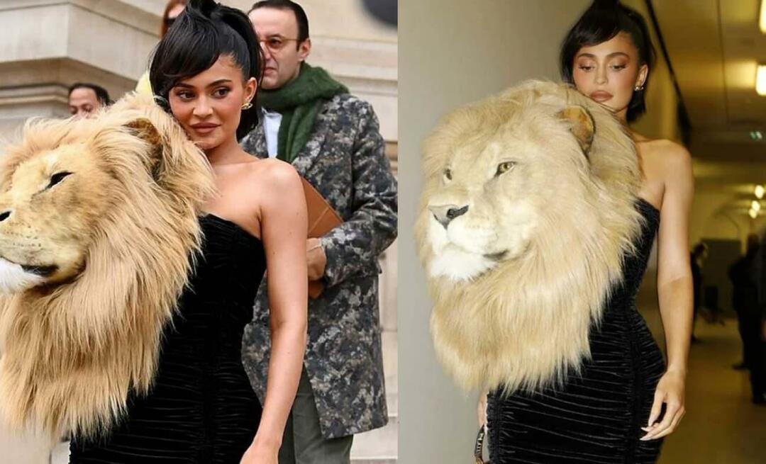 De leeuwenkopjurk van Kylie Jenner liet de mond open! Degenen die het zagen, dachten dat het echt was