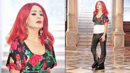 Yıldız Tilbe trok de aandacht met haar rode pruik die deed denken aan Aysel Gürel!