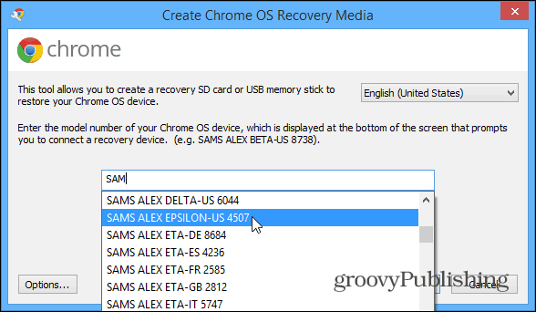Chrome OS-herstel