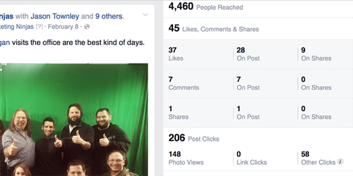 facebook foto engagement voorbeeld