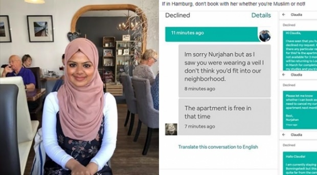 Ze hebben vanwege de hijab geen huis aan de student verhuurd.
