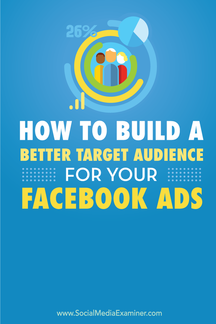 hoe je een betere doelgroep opbouwt voor Facebook-advertenties