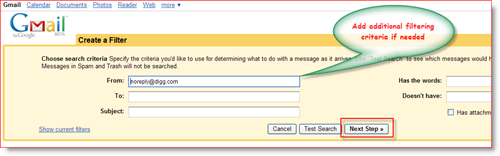 Gebruik Google Filters om Gmail-inbox te organiseren