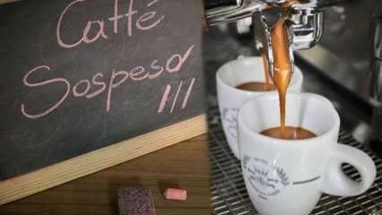 Wat betekent hangende koffie? Caffé Sospeso: de Napolitaanse traditie van hangende koffie