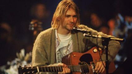 De 6 haarlokken van Kurt Cobain werden geveild