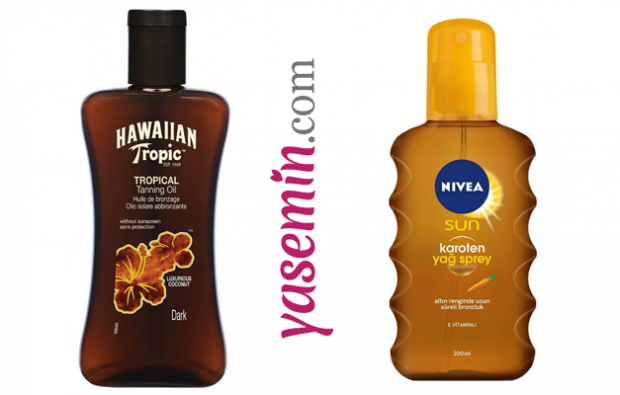 HAWAIIAN TROPIC Sun Oil Coconut F0 200ml & NIVEA Sun Sunscreen en Bronzer Spray Spray Spf 50 200 ml
