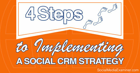 stappen om social crm te implementeren