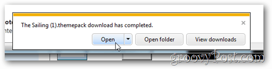 Windows 7 gratis thema open installatie