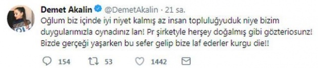 Mehmet Baştürk weigerde het aanbod van zang van Demet Akalın!