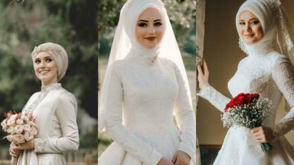 Bruids hoofdbandmodellen in 2019 hijab-mode 
