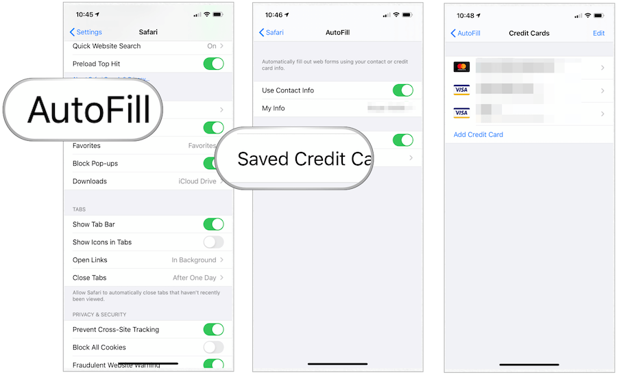 iOS-creditcard