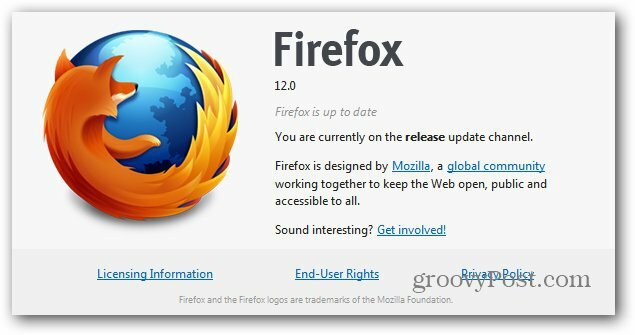 Firefox automatisch bijwerken