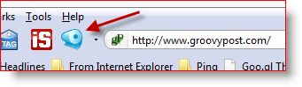 Nieuw add-on-pictogram voor Firefox op de werkbalk