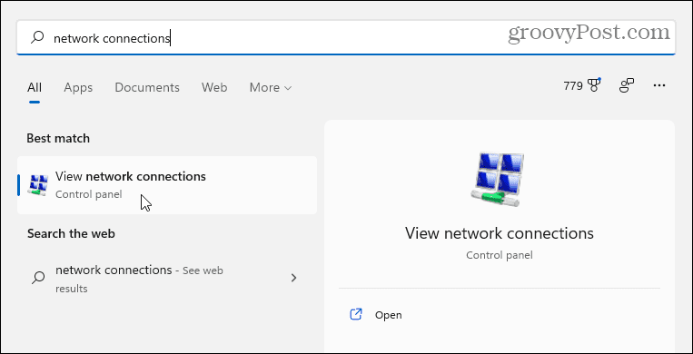 netwerkverbindingen windows 11