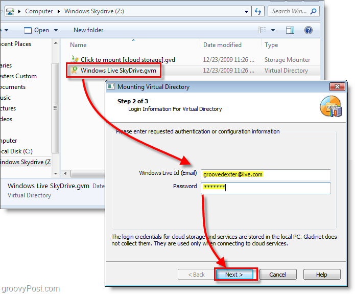 Mount Windows Live SkyDrive naar een stationsletter in Windows Verkenner [How-To]