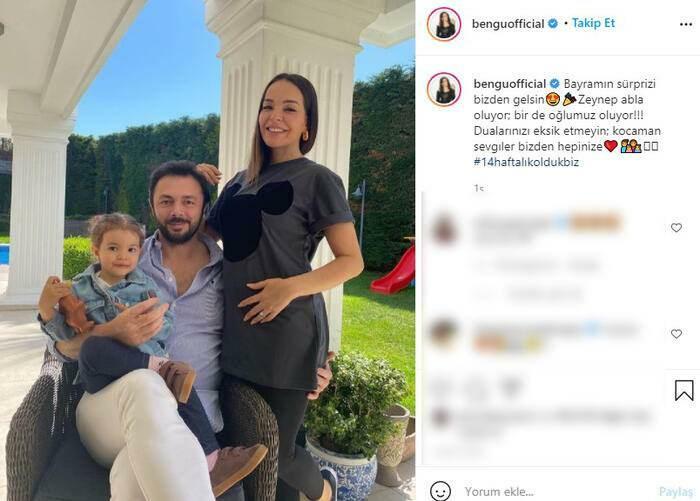 Bengü wordt voor de tweede keer moeder! Bengü kondigde ook het geslacht van haar baby aan!