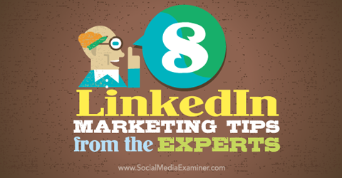 LinkedIn-marketingtips van experts