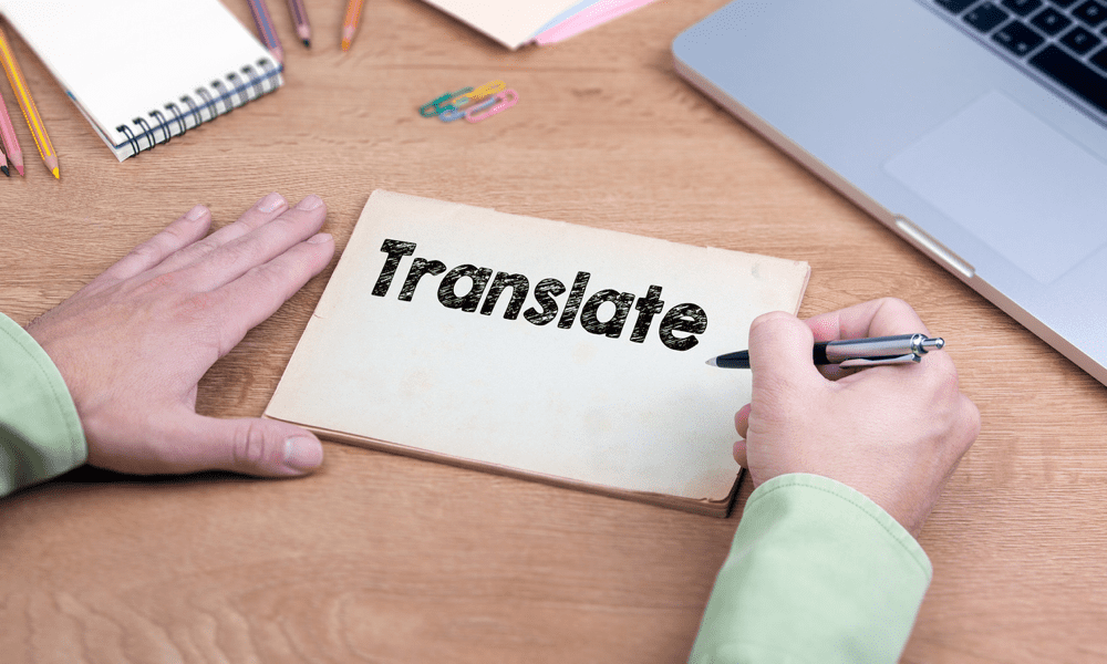 Een Google Docs-document vertalen
