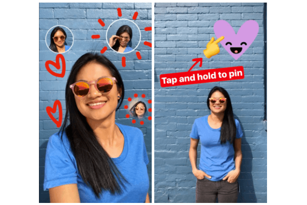 Instagram heeft een nieuwe functie geïntroduceerd die Pinning wordt genoemd en waarmee gebruikers elke foto of tekst kunnen converteren naar een sticker voor hun Instagram Stories-video's of afbeeldingen, zelfs een selfie.