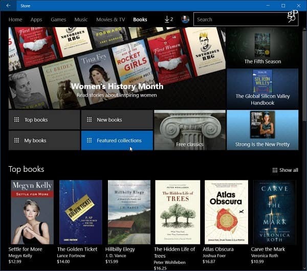 Windows 10 eBooks
