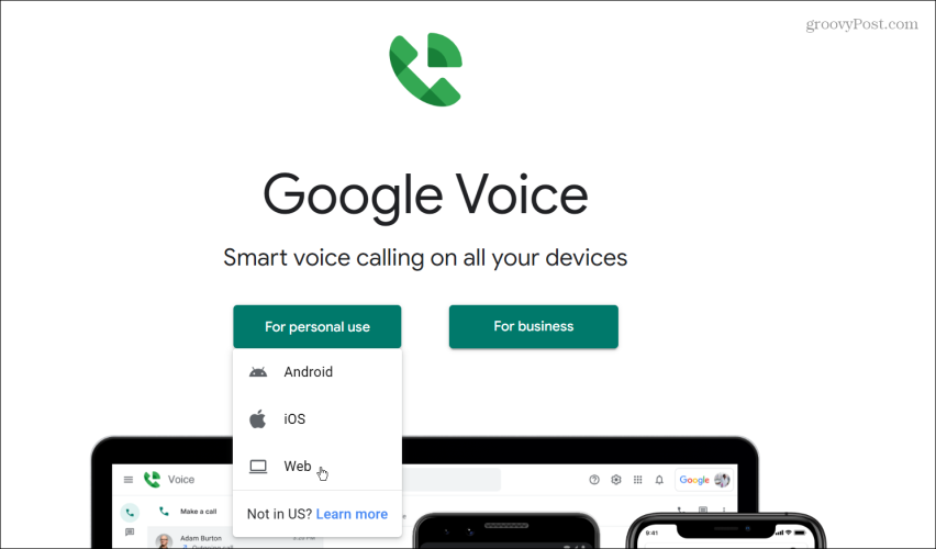 gebruik Google Voice om te bellen vanaf een computer